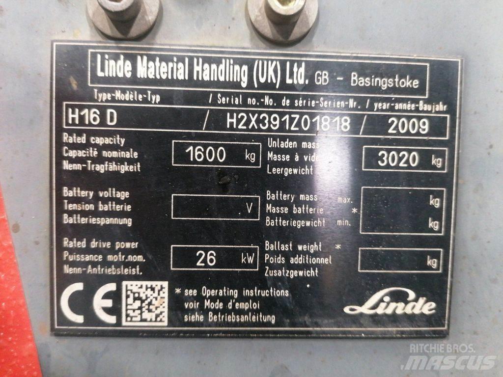 Linde H16D Wózki Diesla