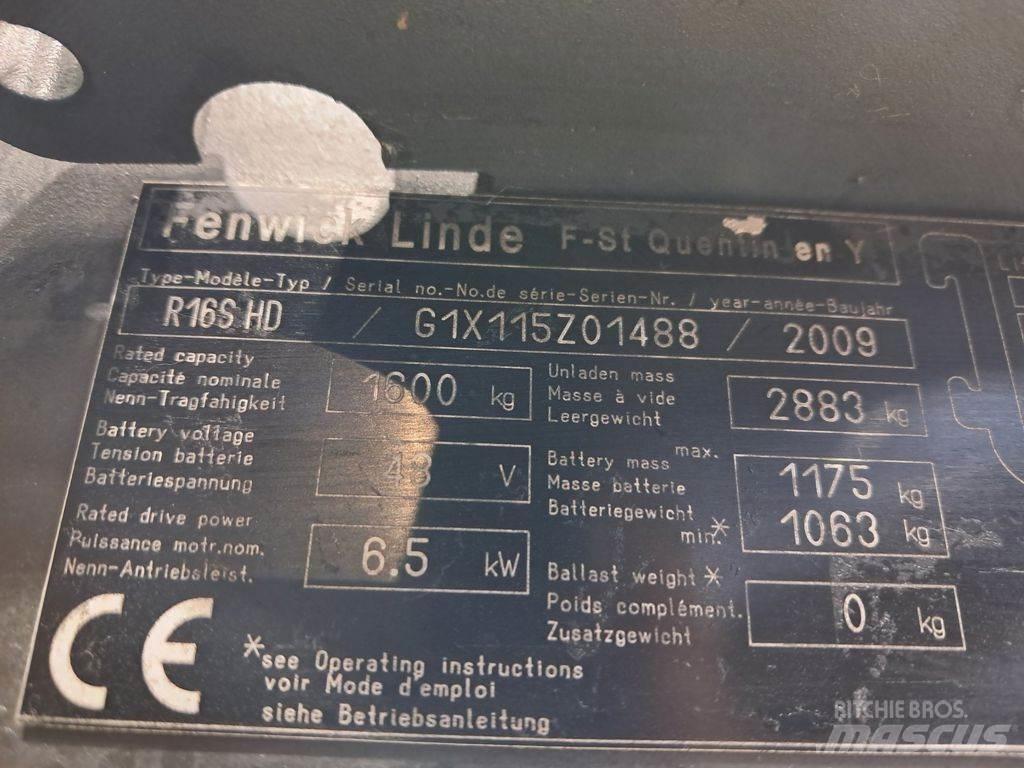Linde R16 S HD Wózki widłowe wysokiego składowania
