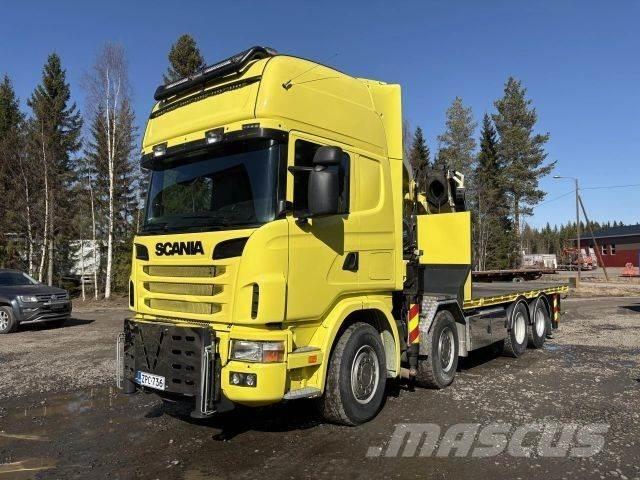 Scania R164G 8*4 Żurawie samochodowe