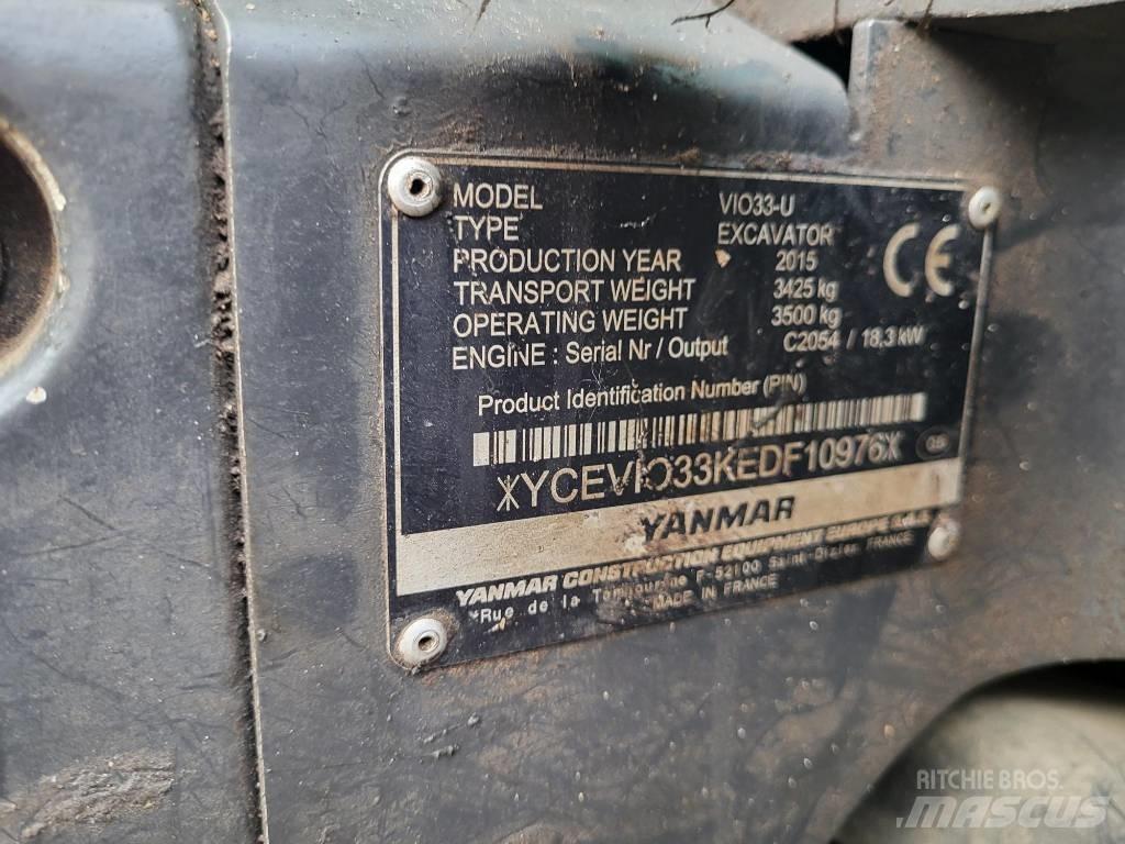 Yanmar Vio 33 U Minikoparki