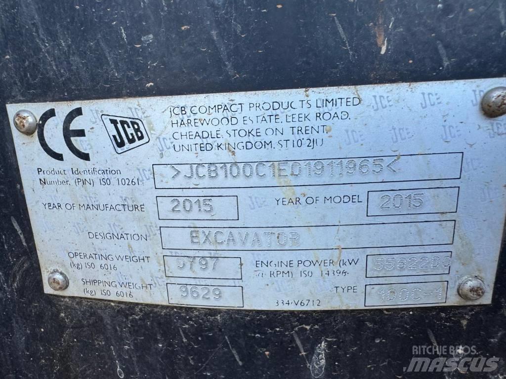 JCB 100 C-1 Midikoparki  7t - 12t