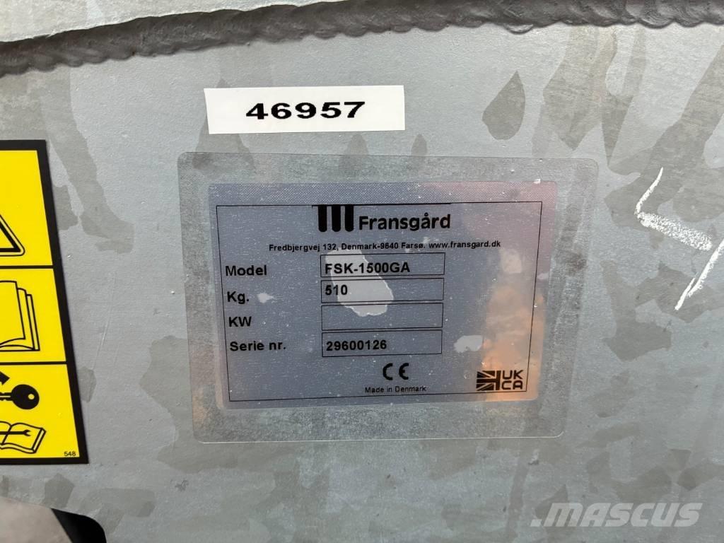 Fransgård FSK-1500 Piaskarki i solarki