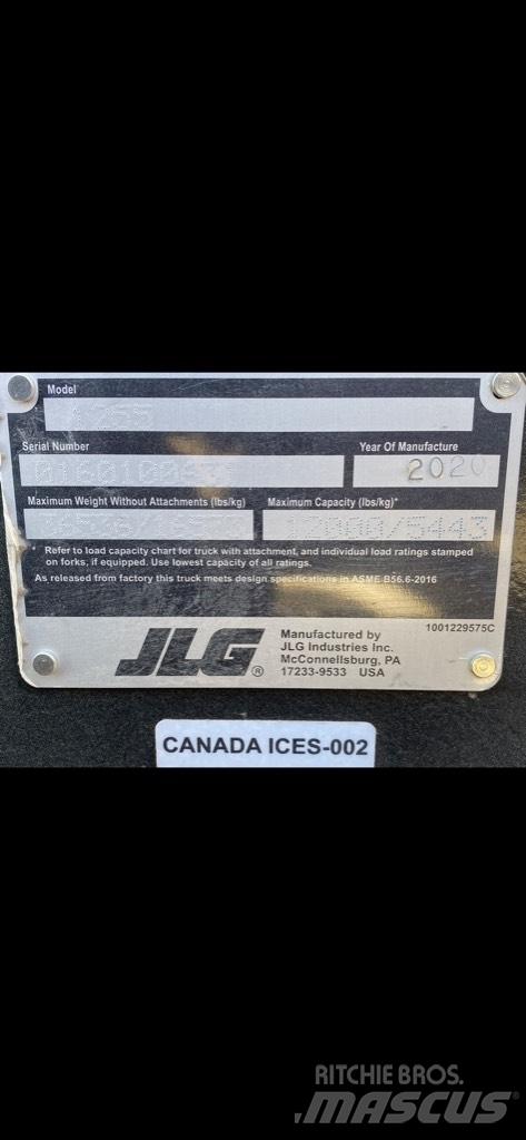 JLG 1255 Ładowarki teleskopowe