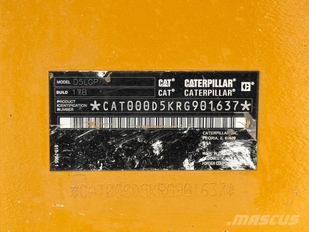 CAT D 5 LGP Spycharki gąsienicowe