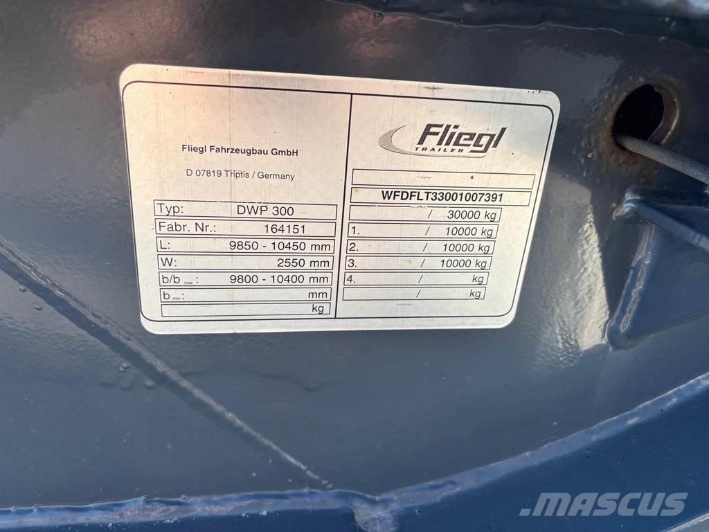 Fliegl 3-AXLE BDF Przyczepy do transportu kontenerów