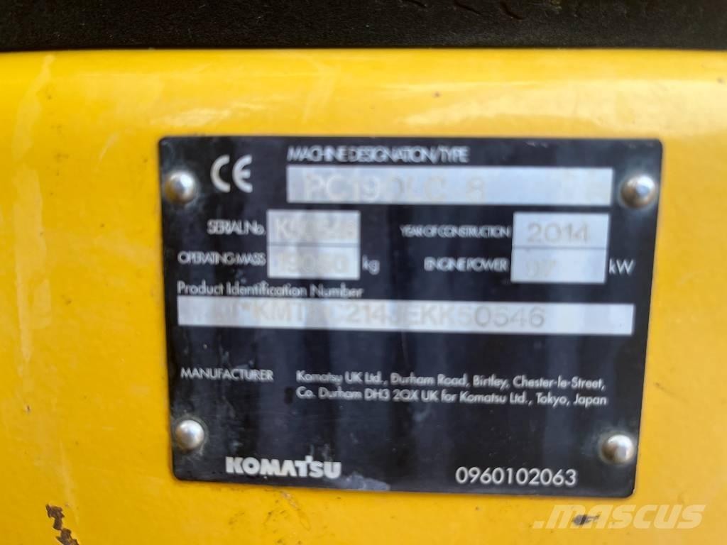 Komatsu PC 190 LC-8 Koparki gąsienicowe