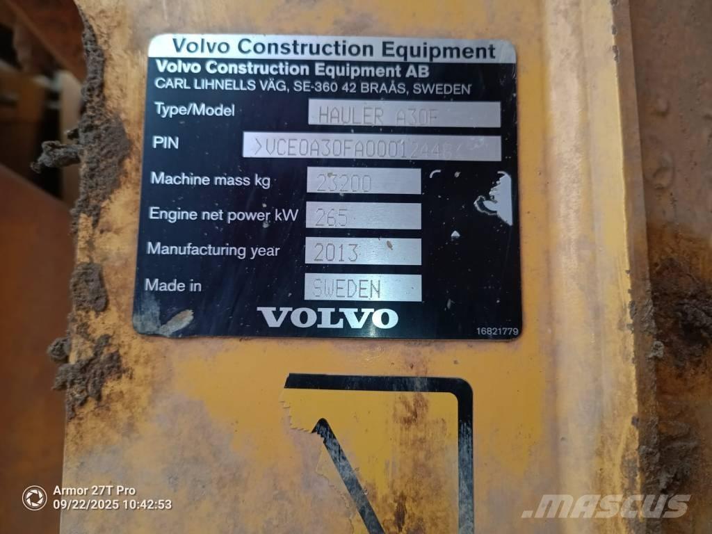 Volvo A 30 F Wozidła przegubowe