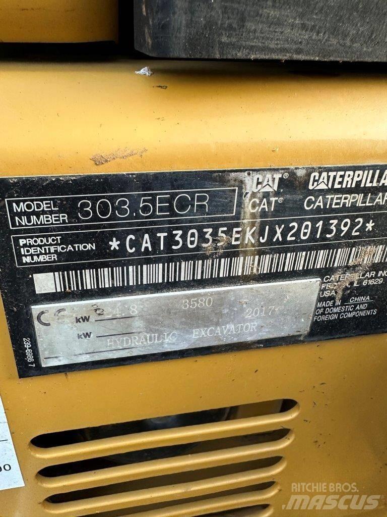 CAT 303.5 E CR Minikoparki