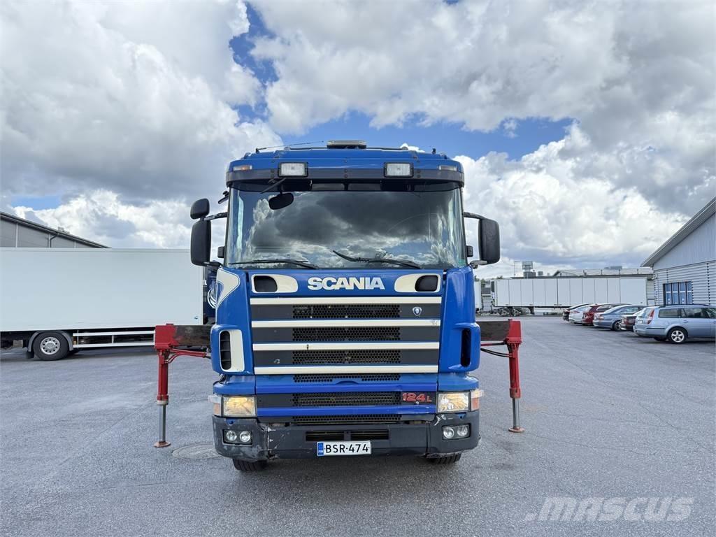 Scania R124 6X2 Żurawie samochodowe