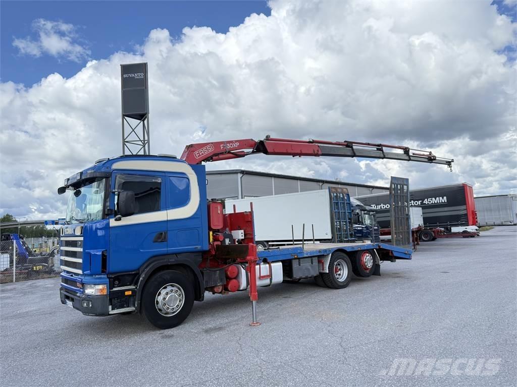 Scania R124 6X2 Żurawie samochodowe