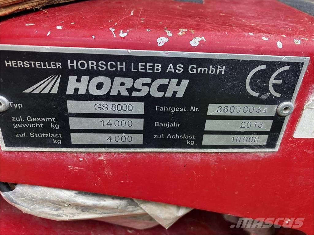 Horsch GS 8000 Opryskiwacze zaczepiane
