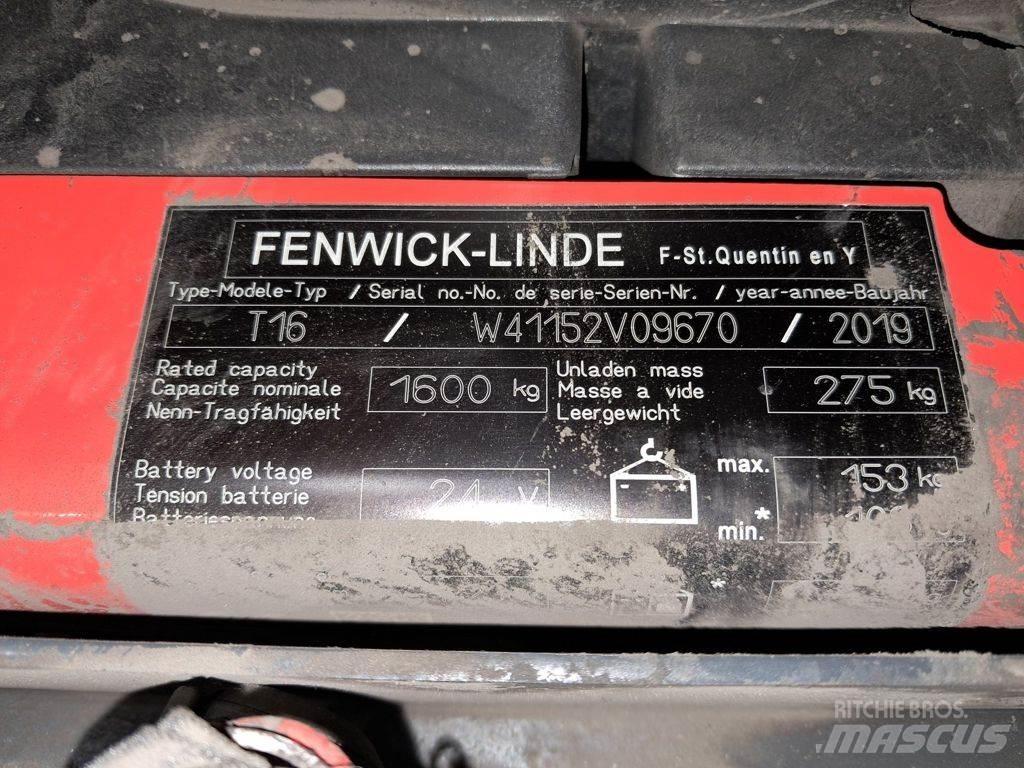 Linde T16 Wózki widłowe unoszące