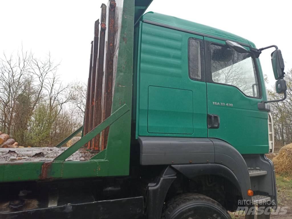 MAN 33.430 Samochody do przewozu drewna