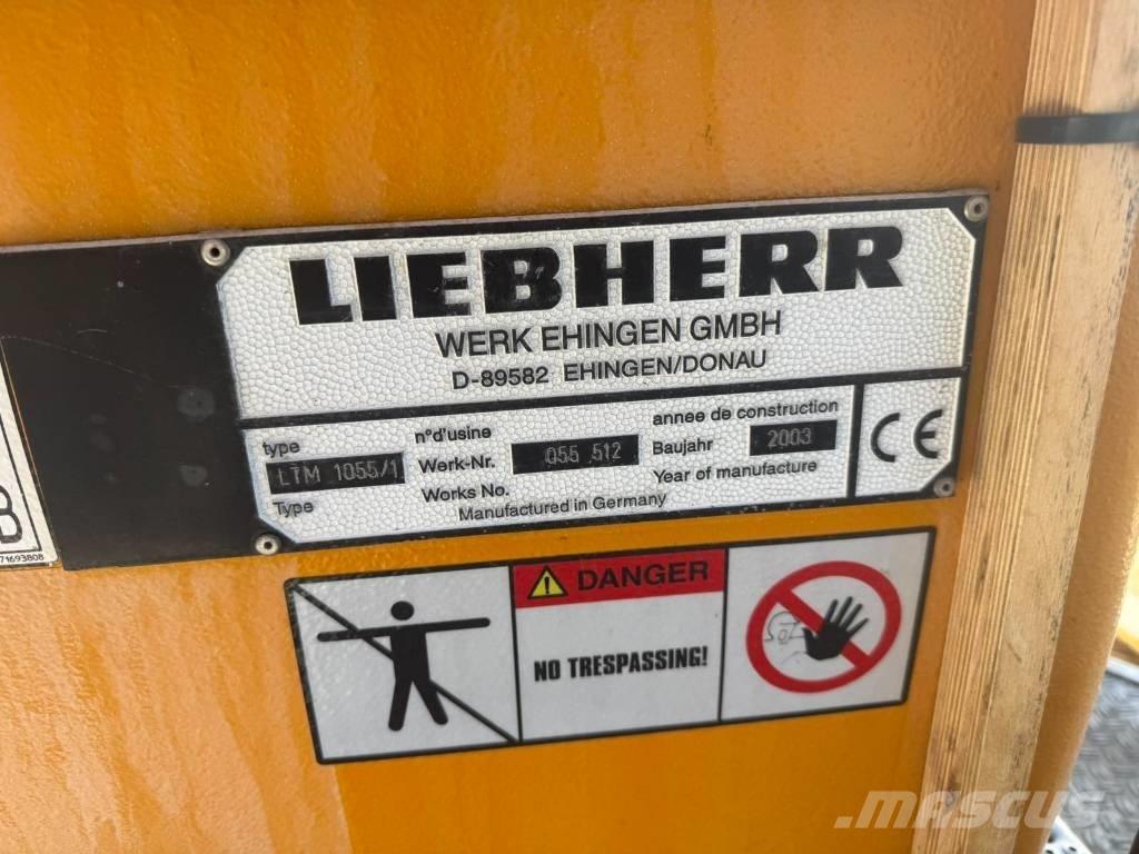Liebherr LTM 1055-1 Żurawie szosowo-terenowe