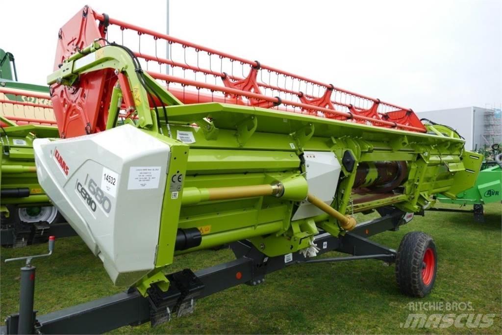 CLAAS Cerio 680 Głowice do harwesterów