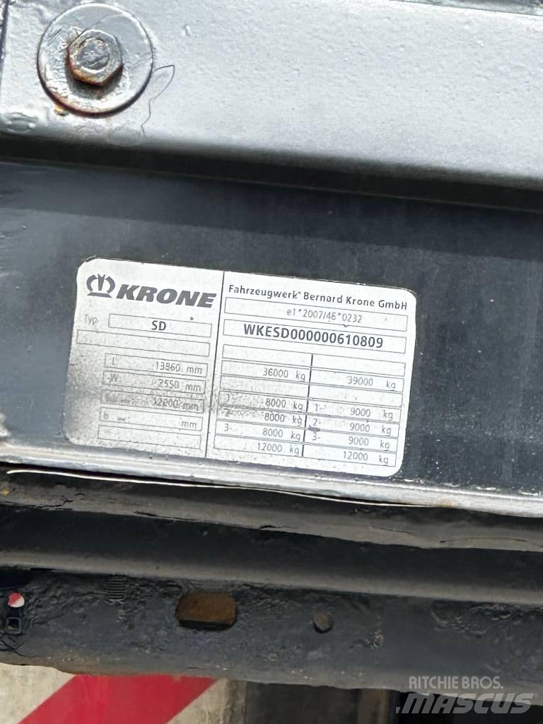 Krone SD Platformy / Naczepy z otwieranymi burtami