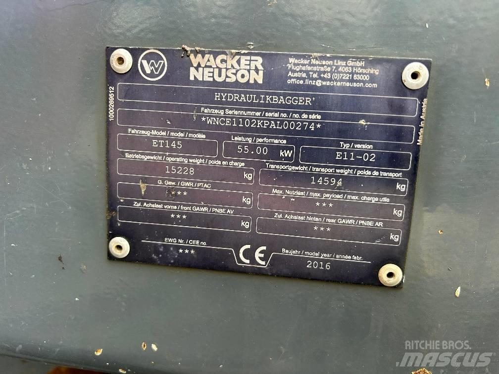 Neuson ET145 Koparki gąsienicowe