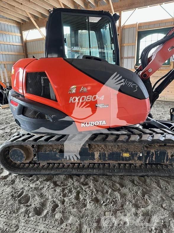 Kubota KX080-4 Koparki gąsienicowe