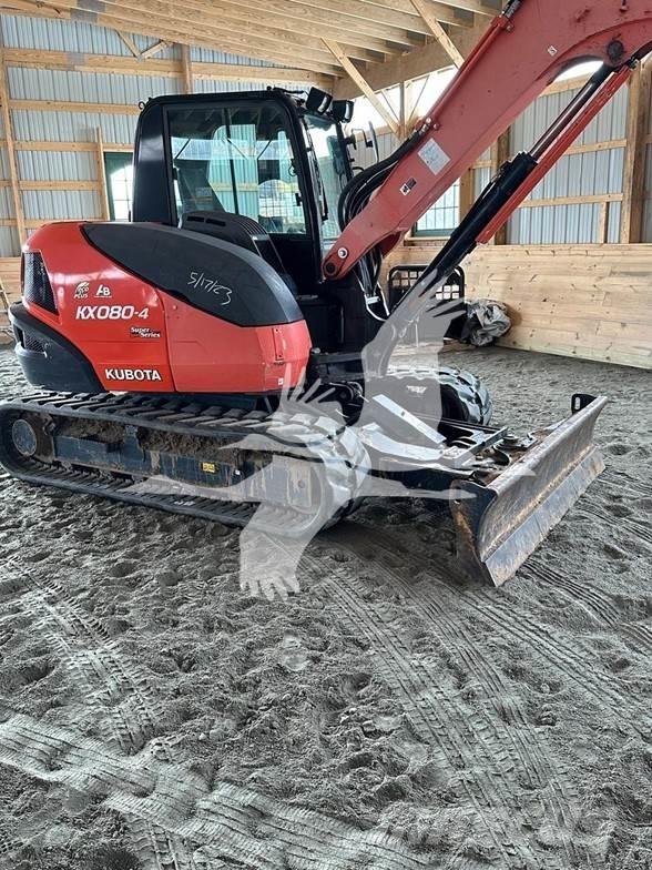 Kubota KX080-4 Koparki gąsienicowe