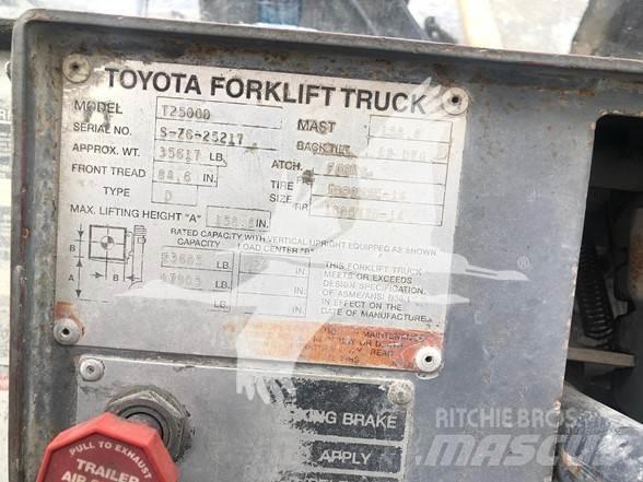 Toyota T2500D Wózki Diesla