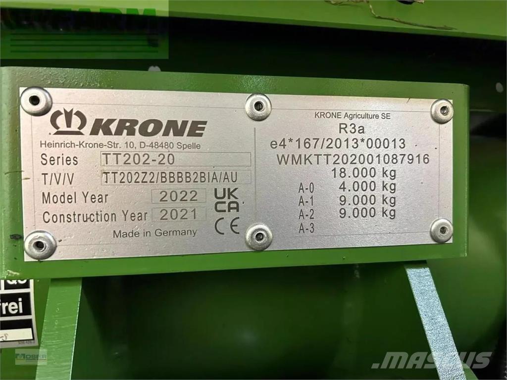 Krone mx 370 gl Inne naczepy