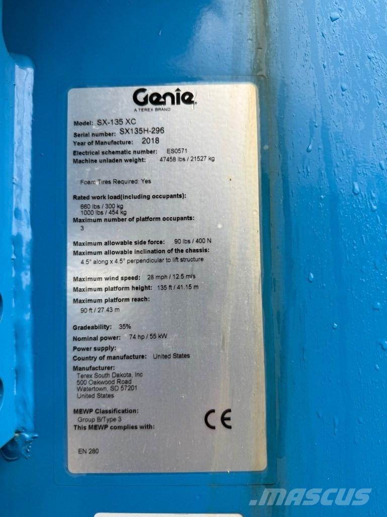Genie SX 135 XC Podnośniki przegubowe