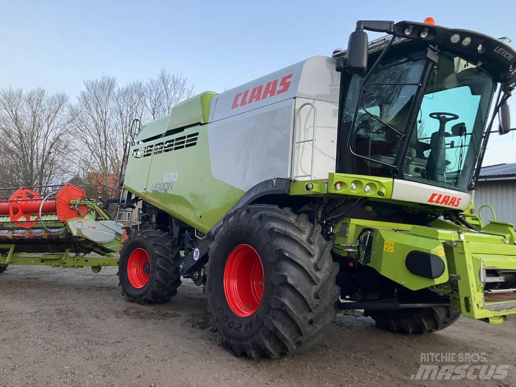 CLAAS Lexion 670 Kombajny zbożowe