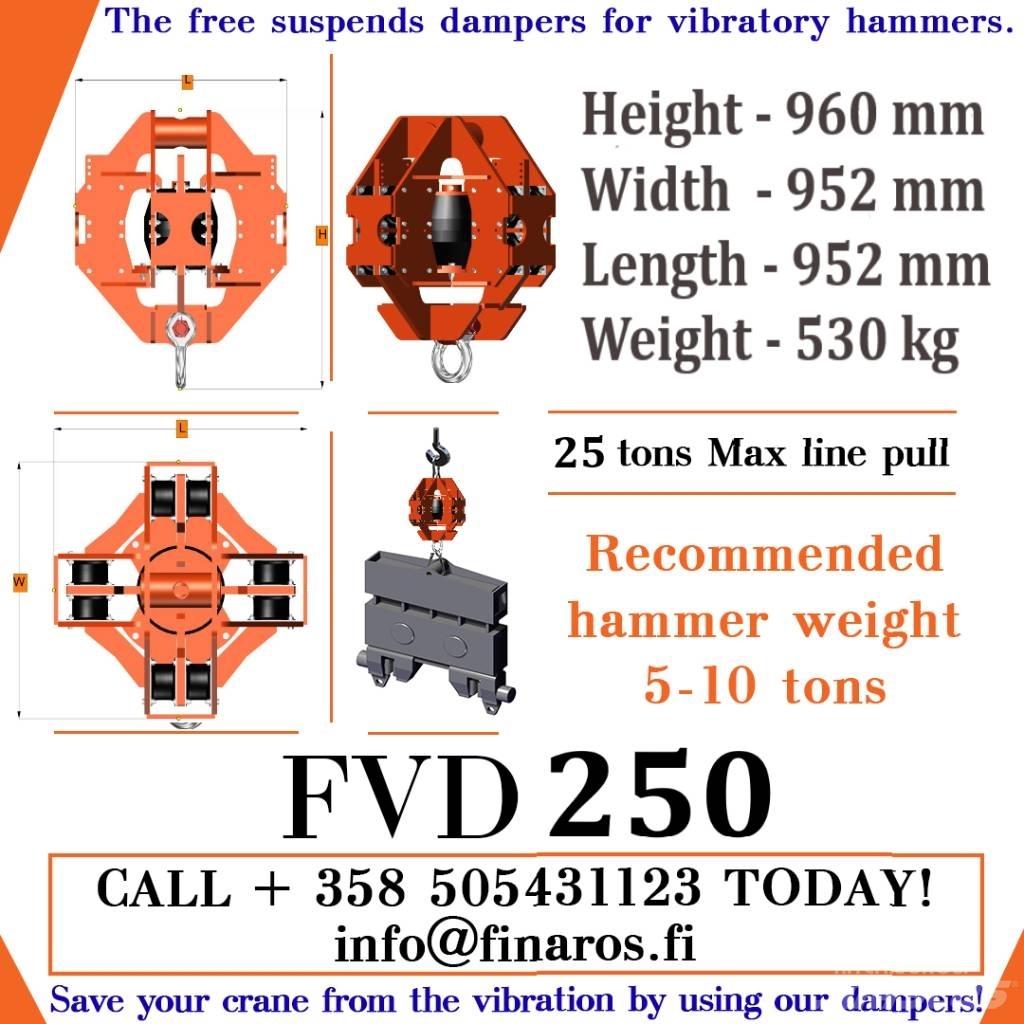  FVD 250 Wibracyjne maszyny do palowania