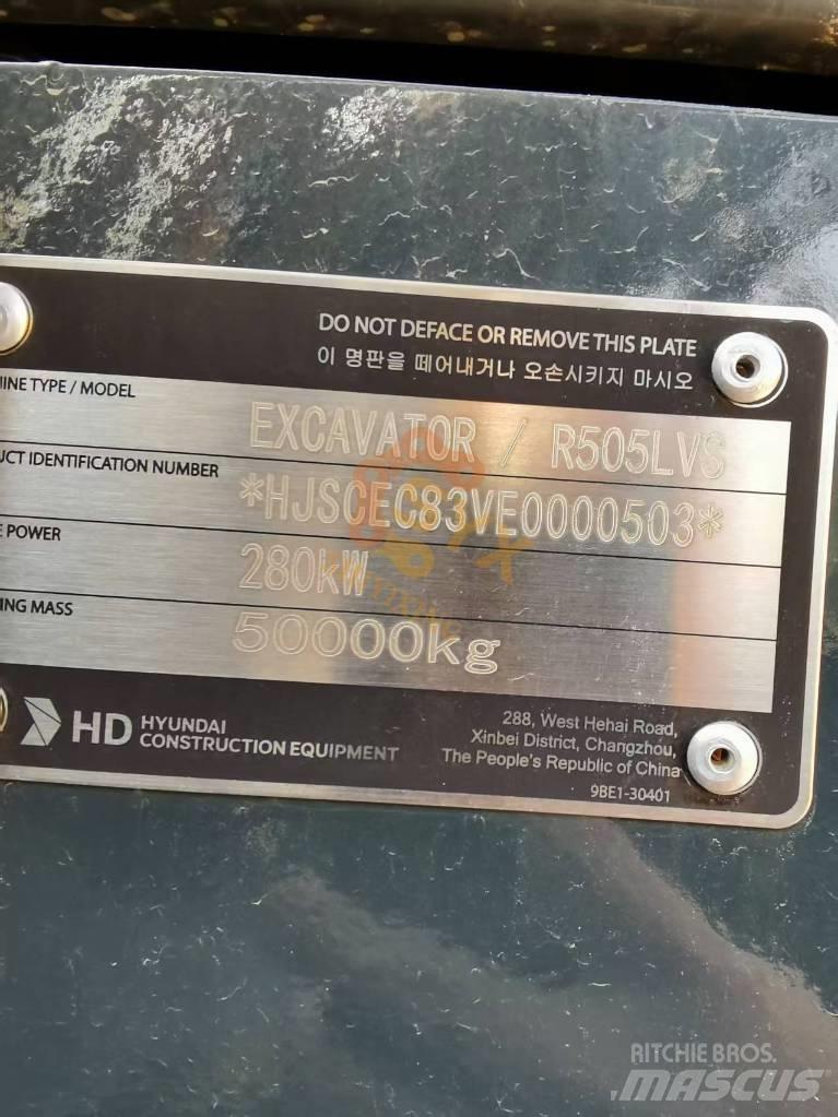 Hyundai R 505 L VS Koparki gąsienicowe