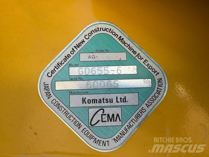 Komatsu GD 655-6 Równiarki