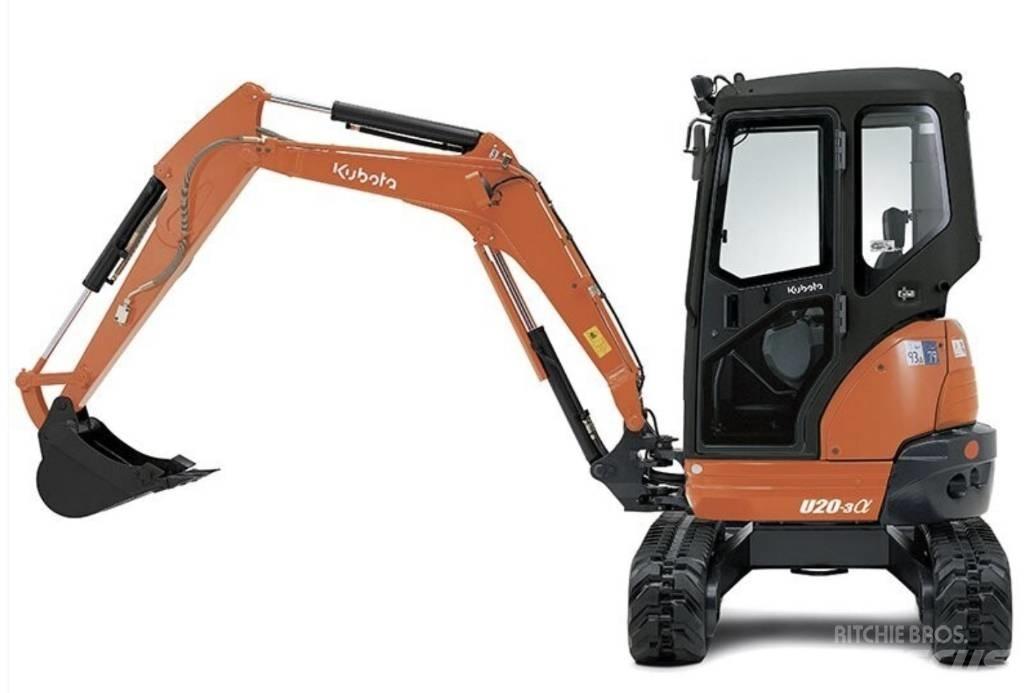 Kubota U 20-3 Minikoparki