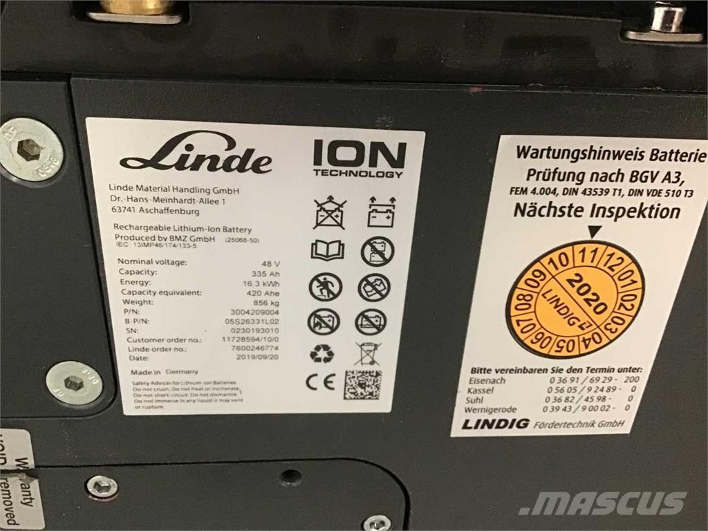 Linde E16 ION Wózki elektryczne