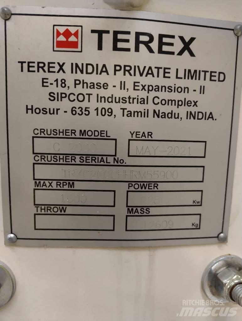 Terex Canica 2000 Kruszarki