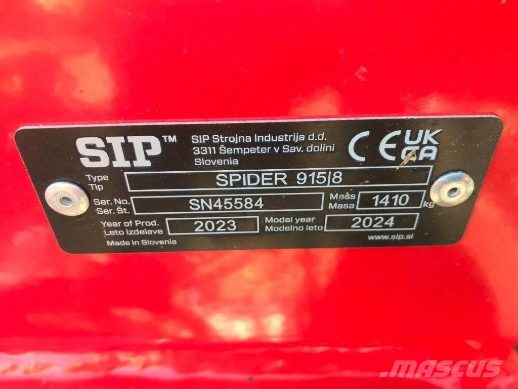 SIP SPIDER 915 / 8 Zgrabiarki i przetrząsacze
