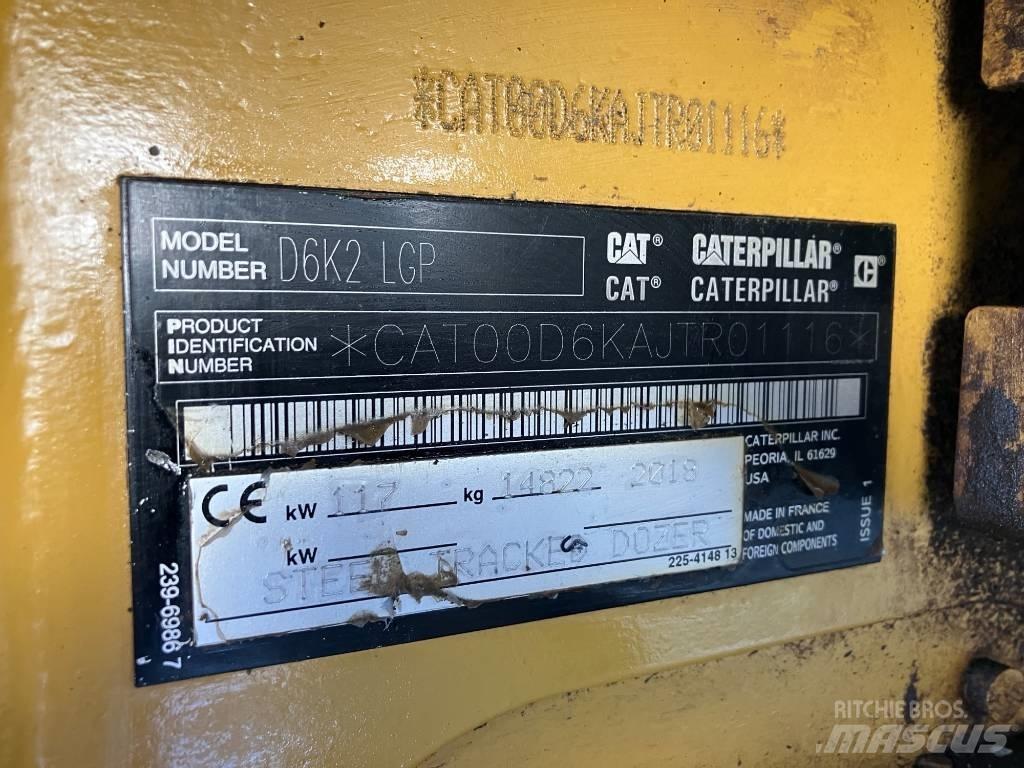 CAT D6K2 LGP Spycharki gąsienicowe