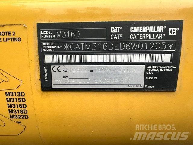 CAT CAT M316D Koparki kołowe