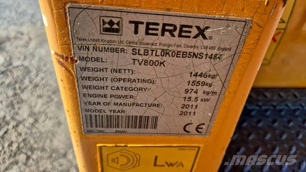 Terex TV 800 Walce dwubębnowe