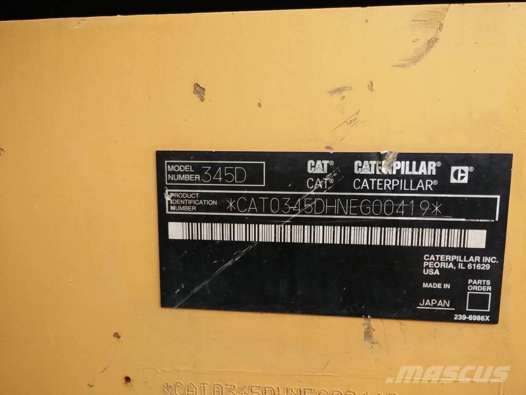 CAT 345 D L Koparki gąsienicowe