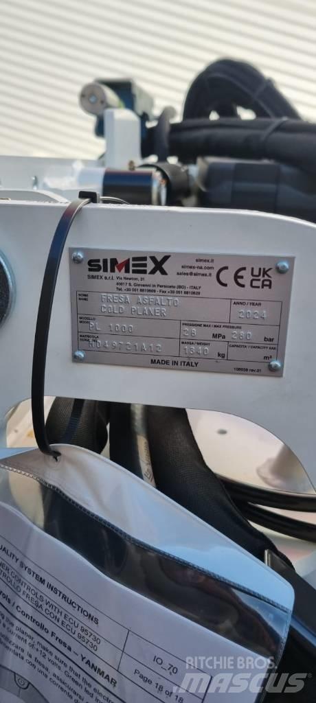 Simex PL1000 Akcesoria do maszyn do asfaltu