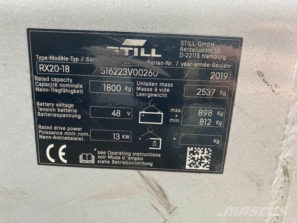 Still RX20-18 Wózki elektryczne