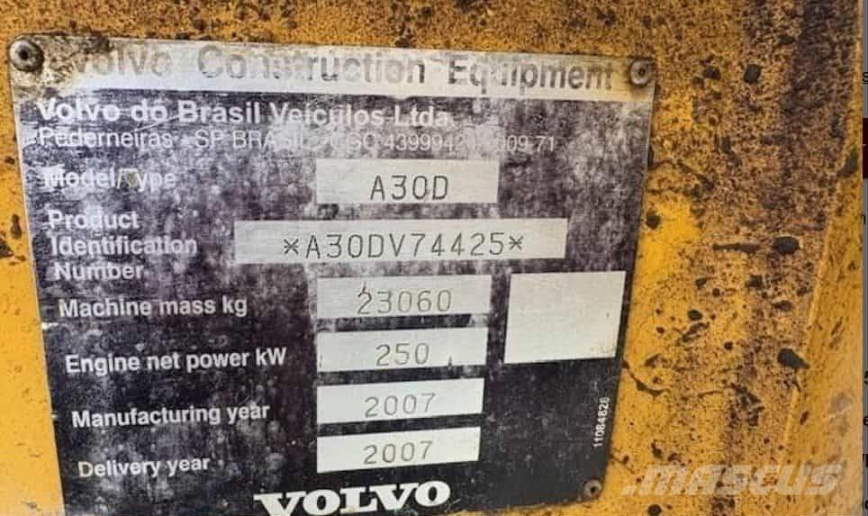Volvo A 30 D Wozidła przegubowe