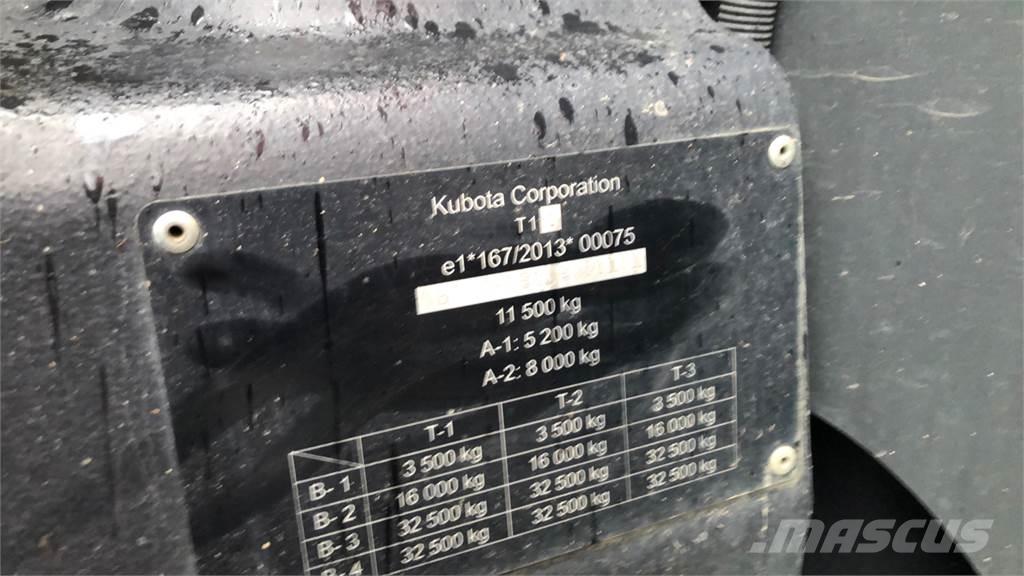 Kubota M7172 FL Ciągniki rolnicze