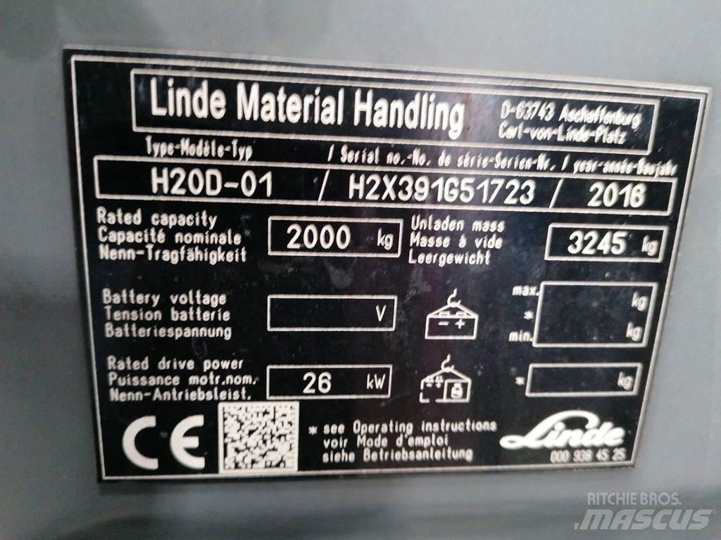 Linde H20D-01 Wózki Diesla