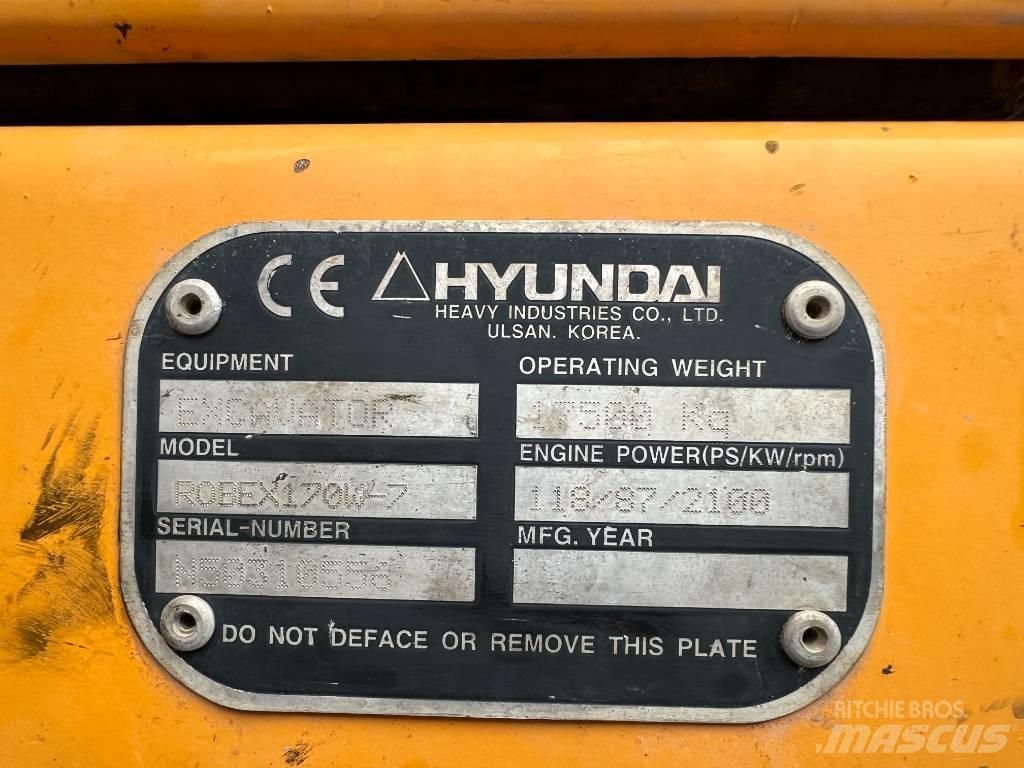 Hyundai R 170W-7 Koparki kołowe