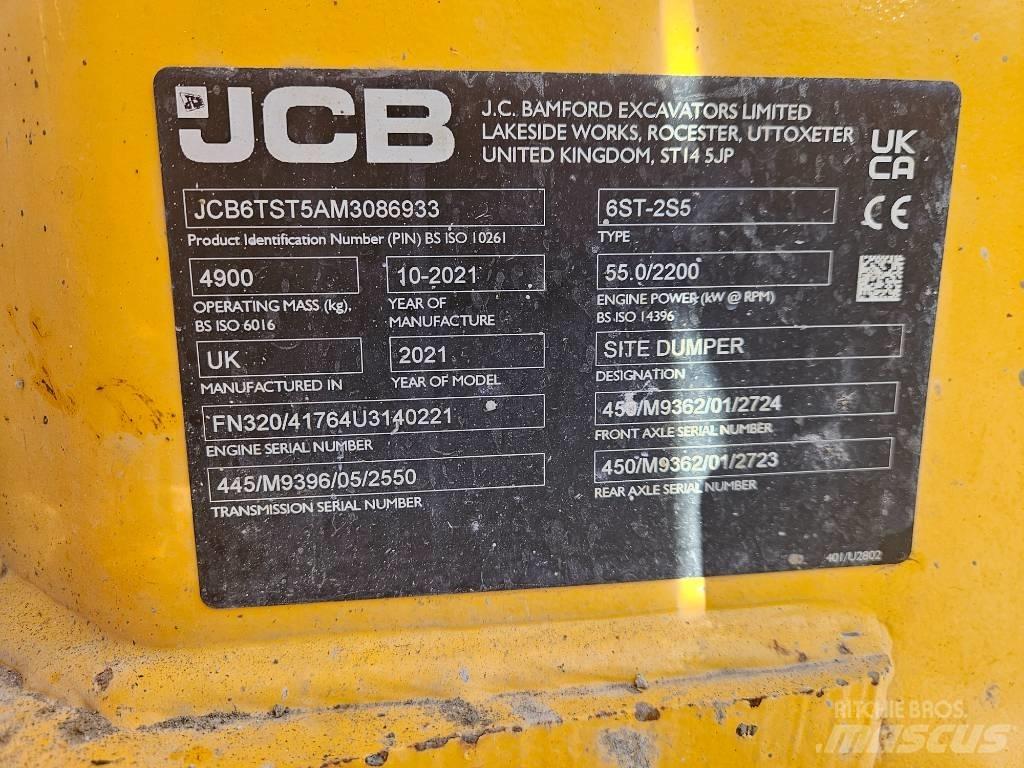 JCB 6ST-2S5 Wozidła przegubowe