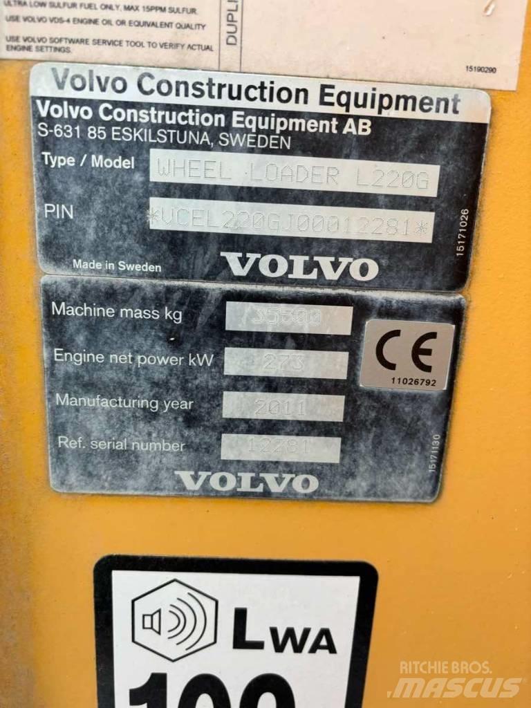 Volvo L 220 G Ładowarki kołowe
