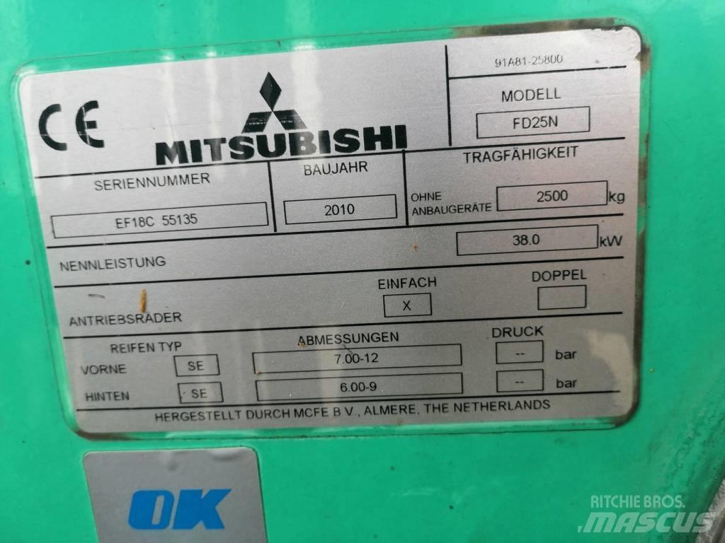 Mitsubishi FD25N Wózki Diesla