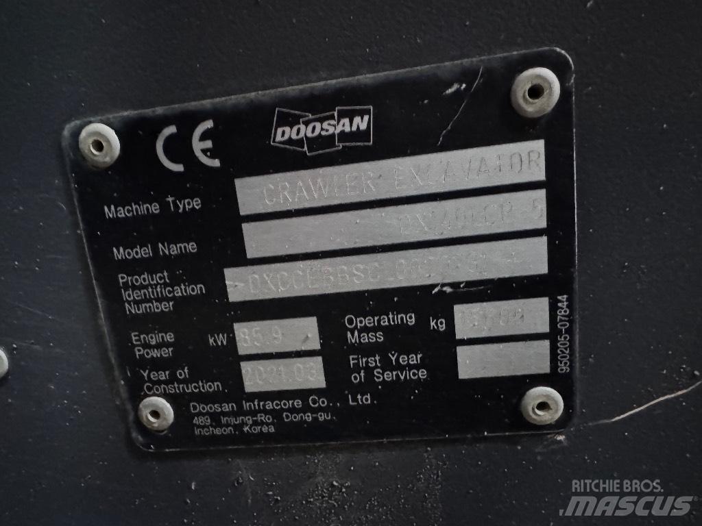 Doosan DX 140 LCR-5 Koparki gąsienicowe