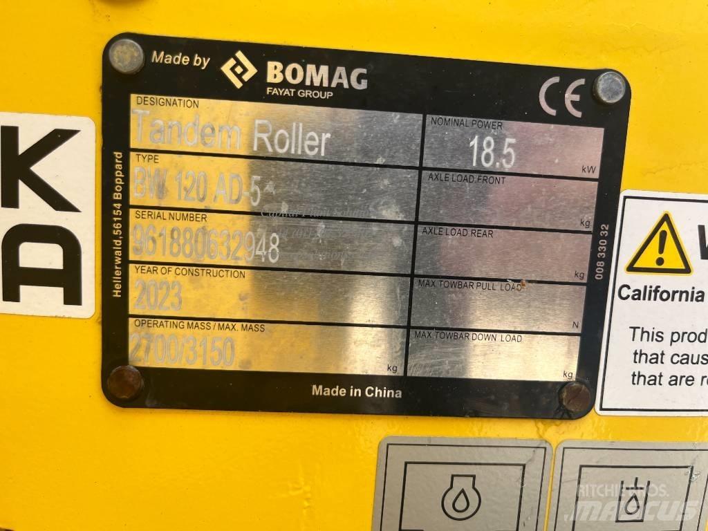 Bomag BW 120 AD-5 Walce dwubębnowe