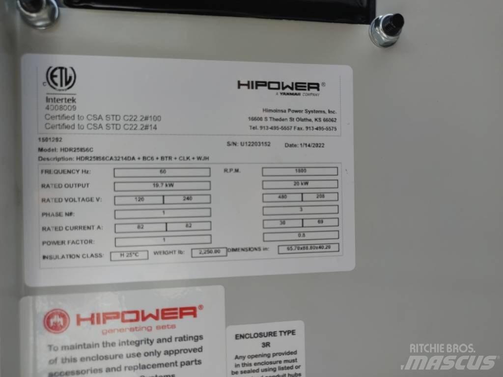 Hipower HRIW-25 Agregaty prądotwórcze Diesla